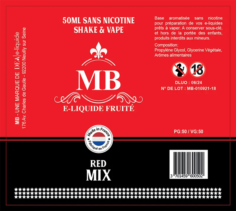 E liquide MB 50ml Red mix eliquide-pas-cher.fr RED MIX.webp