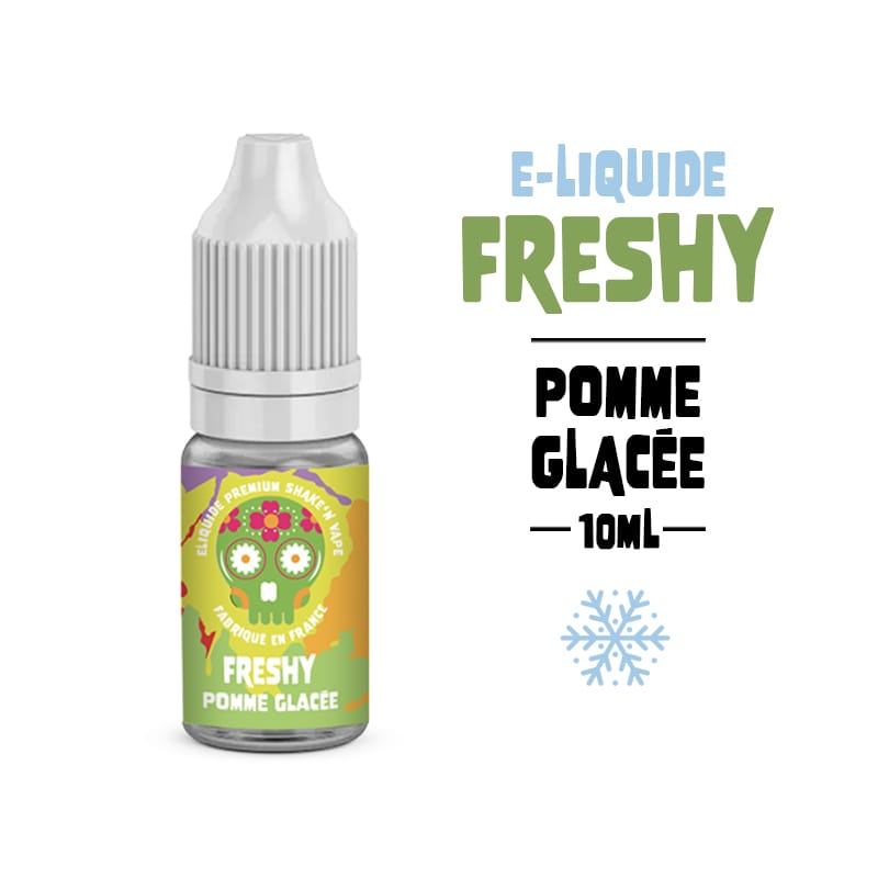 E-liquide pomme glacée - FRESHY 10ml eliquide-pas-cher.fr eliquide freshy 10ml pomme