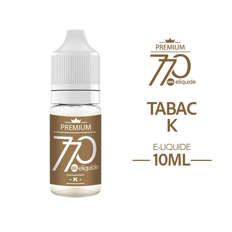 E-Liquide Tabac K 10ml 770 PREMIUM pas cher eliquide-pas-cher.fr Eliquide origin vape 10ml tabac k