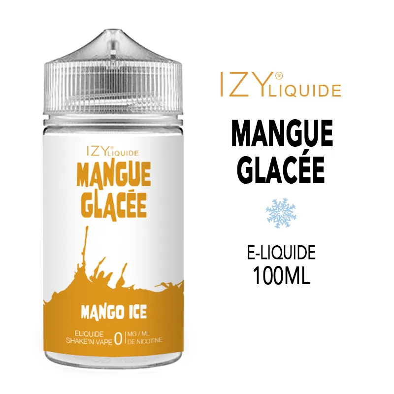 E-liquide 100ML MANGUE GLACÉE - IZY LIQUIDE eliquide-pas-cher.fr Eliquide 100ml mangue