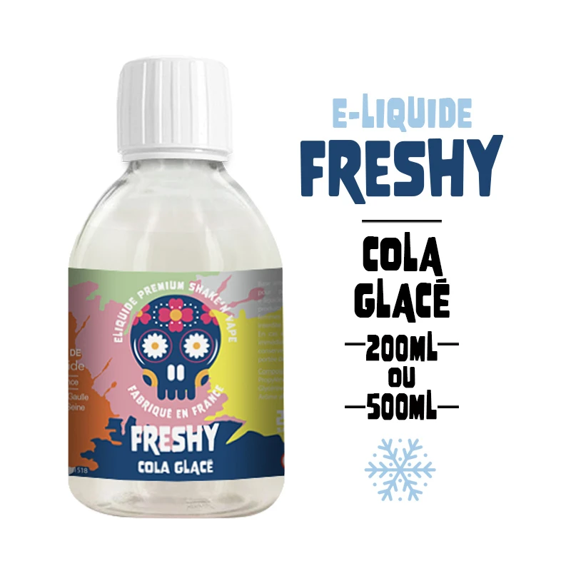 E-liquide Cola Glacé 200ml Freshy pas cher eliquide-pas-cher.fr Eliquide 200ml cola