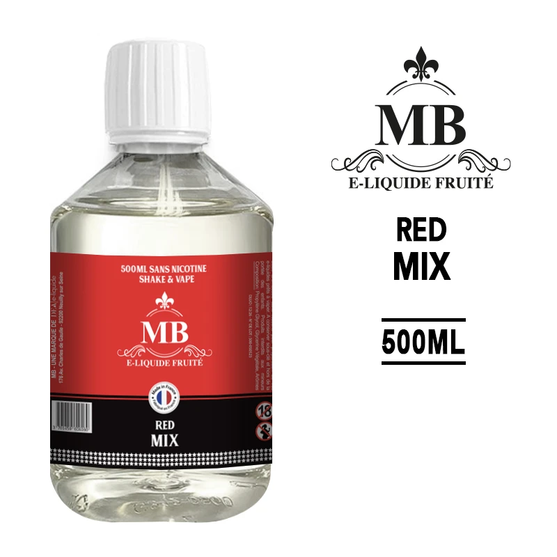 E-liquide MB 500ml RED MIX eliquide-pas-cher.fr Eliquide MB 500ml red mix