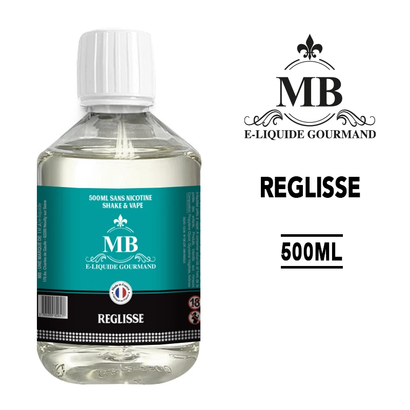 E-liquide MB 500ml RÉGLISSE eliquide-pas-cher.fr Eliquide MB 500ml reglisse