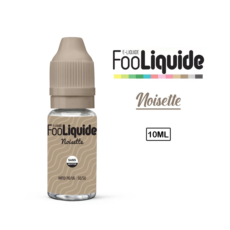 E-Liquide NOISETTE 10ml - FOOLIQUIDE eliquide-pas-cher.fr Eliquide noisette