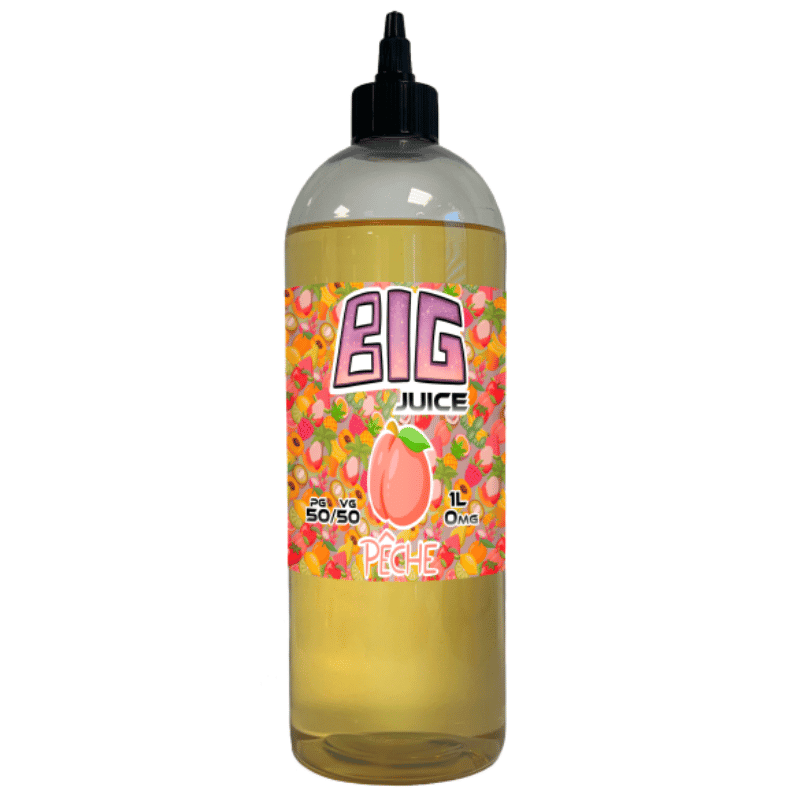 Big Juice 1 Litre - Pêche eliquide-pas-cher.fr Peche 1L Big Juice.png
