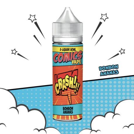 eliquide bonbon ananas 50ml comics