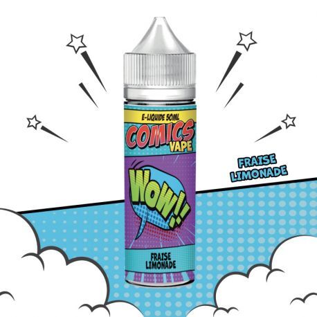 eliquide fraise limonade50ml comics