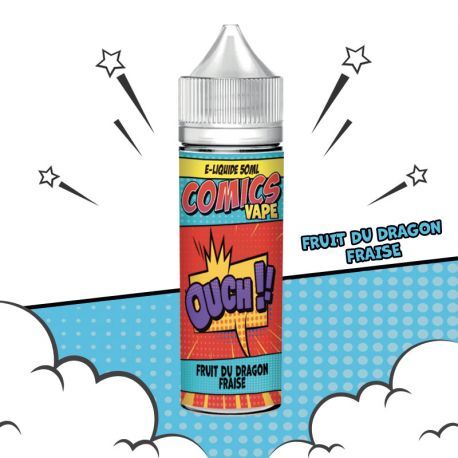 eliquide fruit dragon fraise 50ml comics