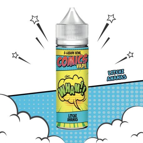 eliquide litchi ananas 50ml comics