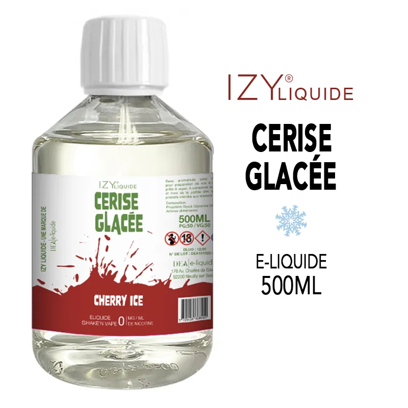 Eliquide izy 500ml cerise