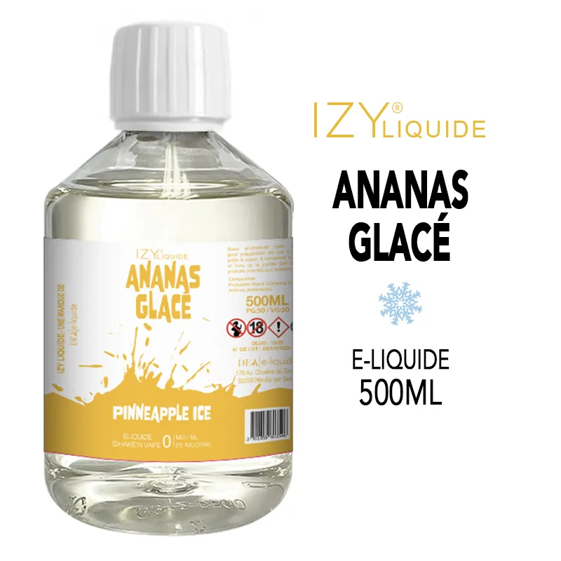 Eliquide vape 500ml ananas