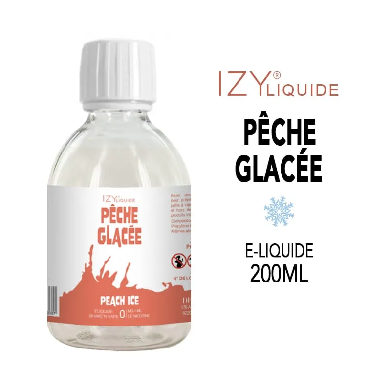 eliquide izy 200ml peche