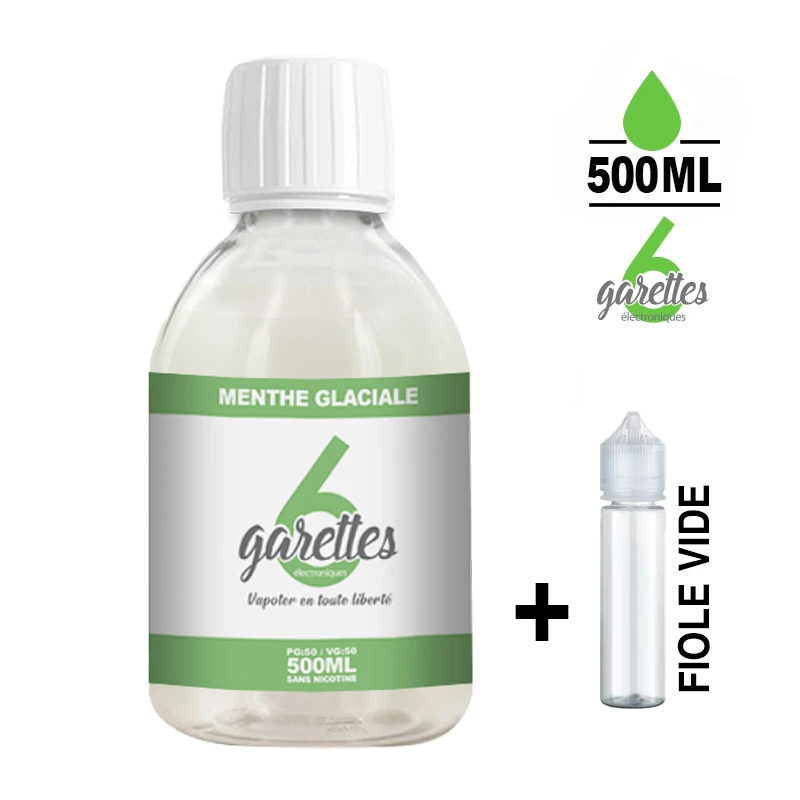 6garettes 500ml menthe glaciale 500