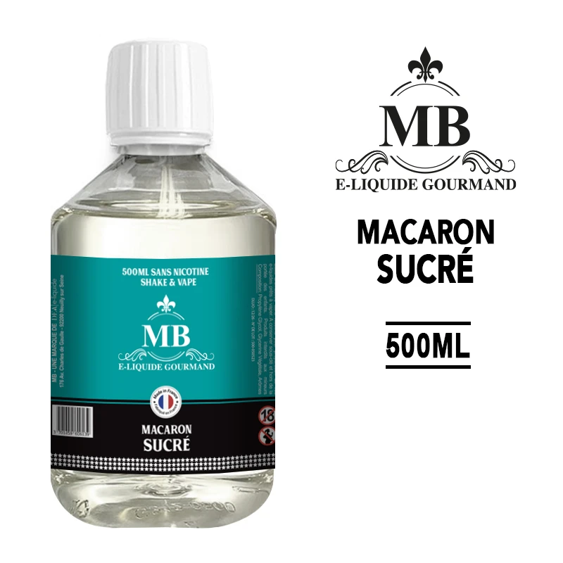 Eliquide MB 500ml macaron sucre
