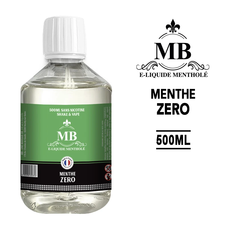 Eliquide MB 500ml menthe zero