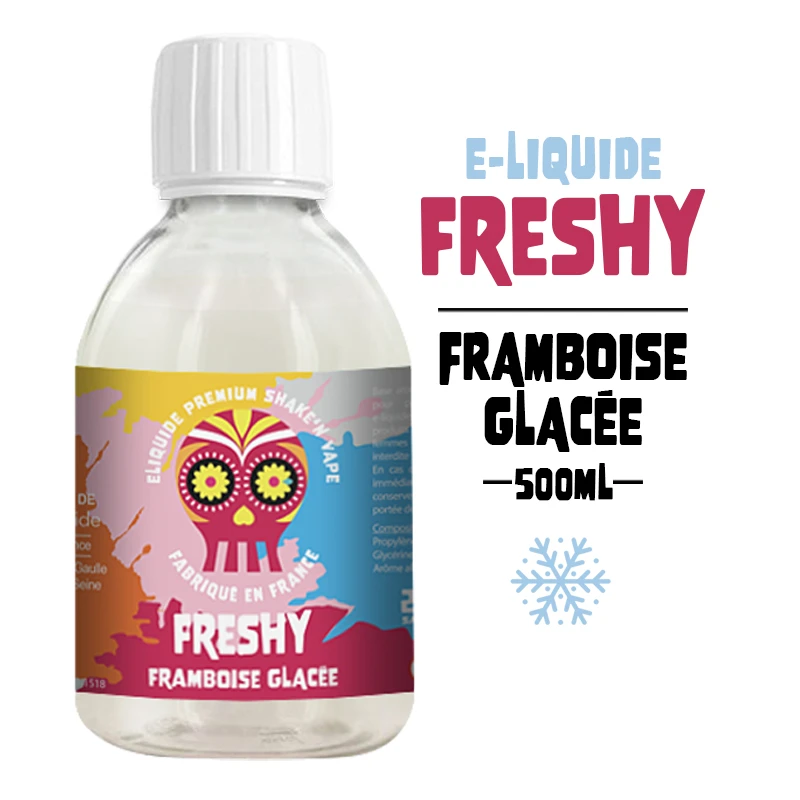 Eliquide freshy 500ml framboise