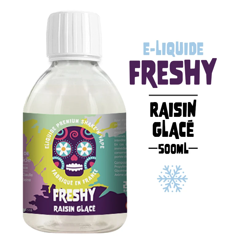 Eliquide freshy 500ml raisin