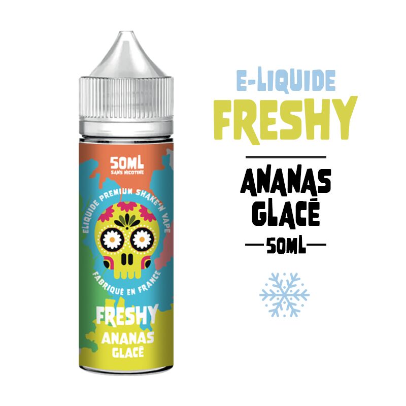 E-liquide Ananas glacé 50ml Freshy pas cher