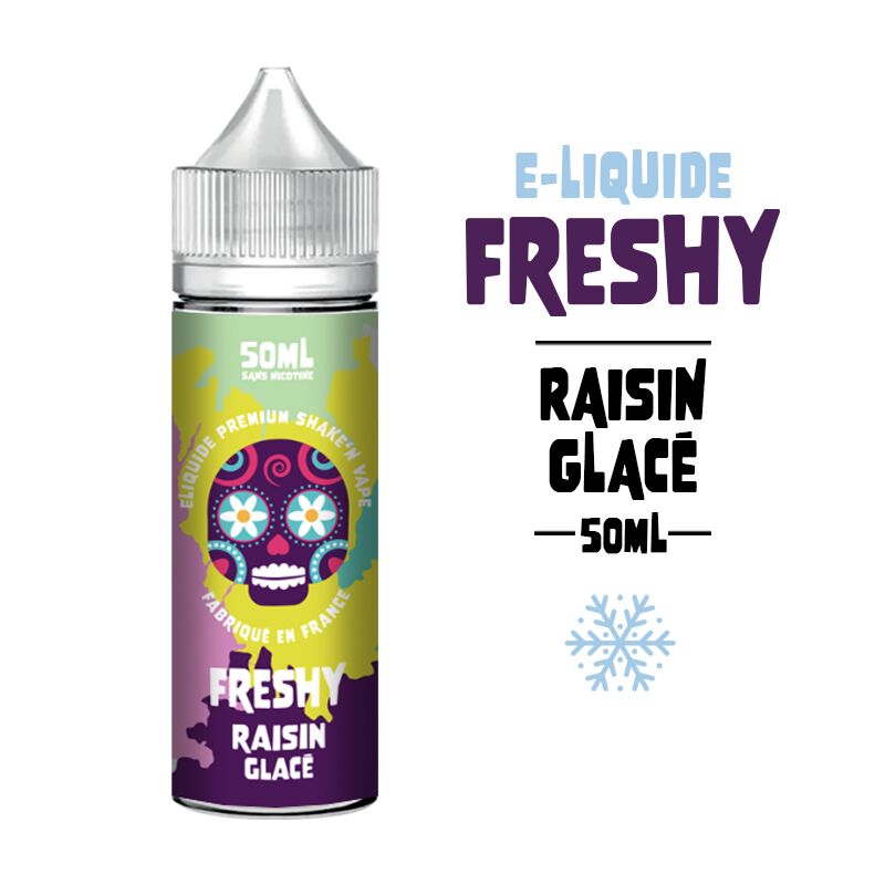 E-liquide Raisin Glacé 50ml Freshy pas cher