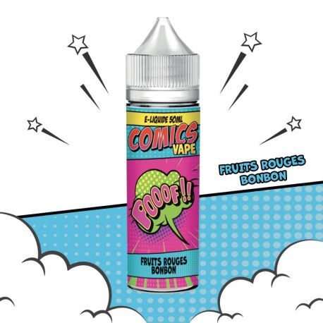 eliquide fruits rouges bonbon 50ml comics