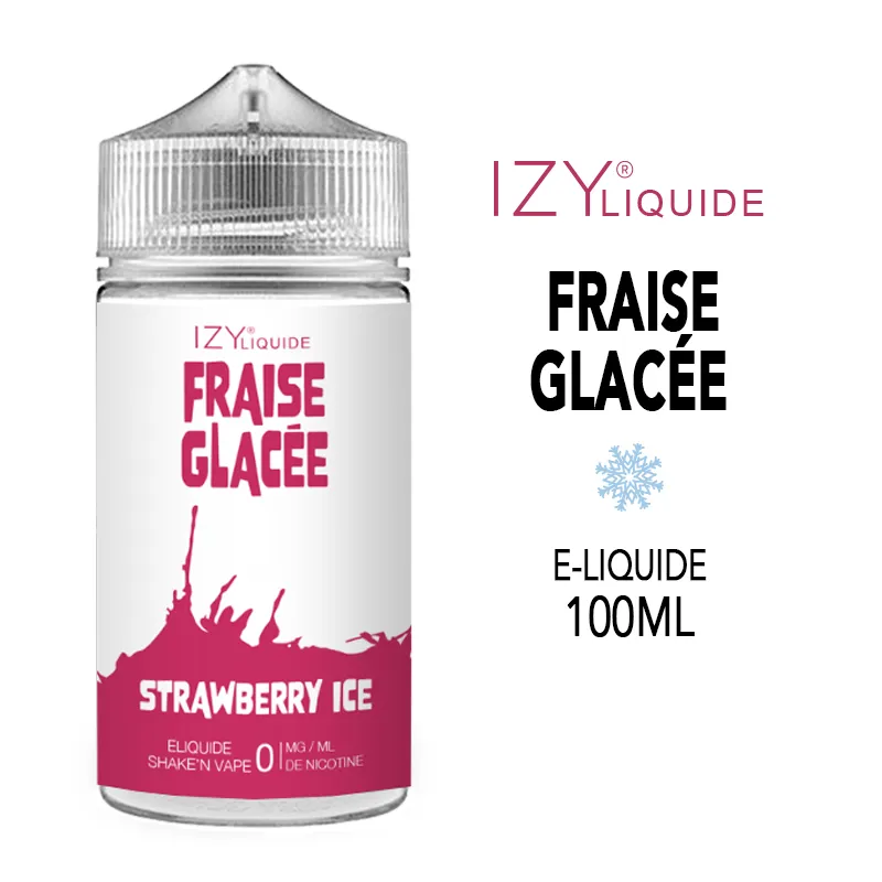 Eliquide 100ml fraise