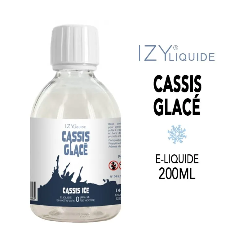 e liquide pas cher izy 200ml cassis