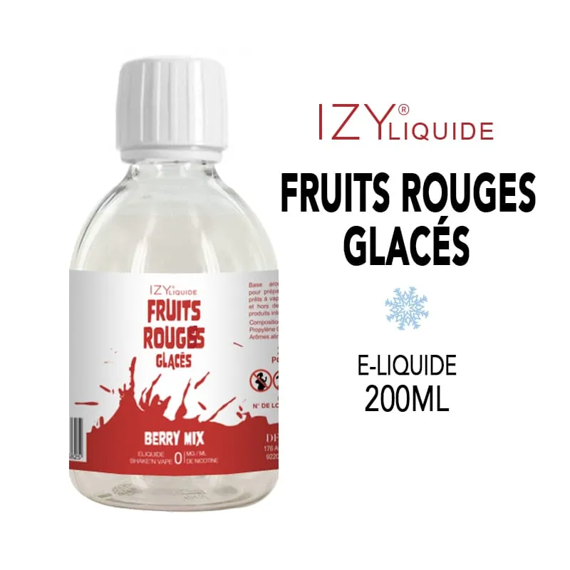 eliquide izy 200ml fruits rouges