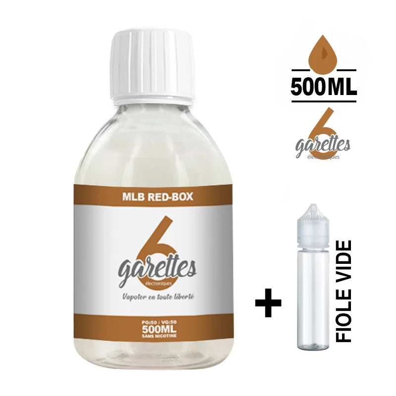 6garettes 500ml red box 500