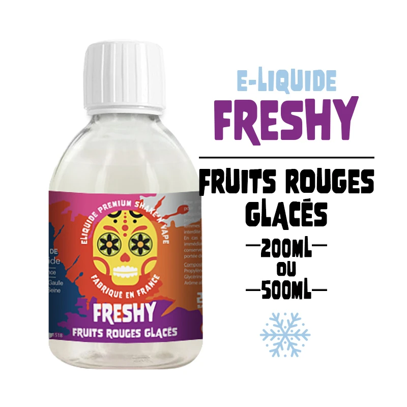 Eliquide 200ml fruits rouge