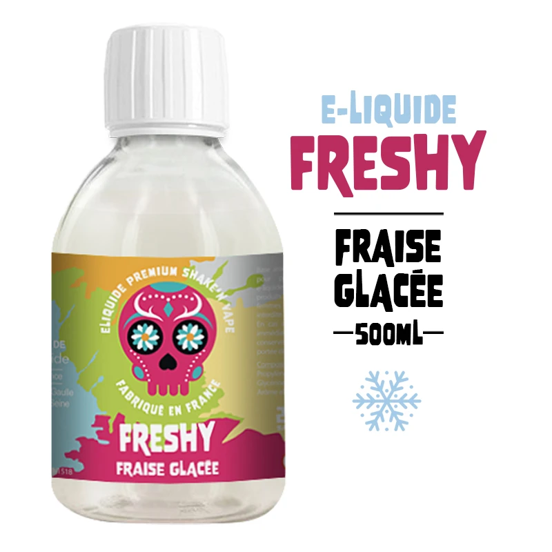 Eliquide freshy 500ml fraise