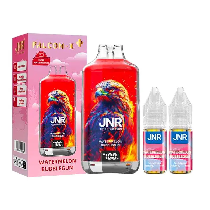 pod rechargeable falcon x 2800 jnr watermelon bubble gum.webp