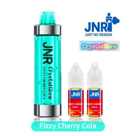 puff jnr rechargeable crystal glow 33k fizzy cherry cola