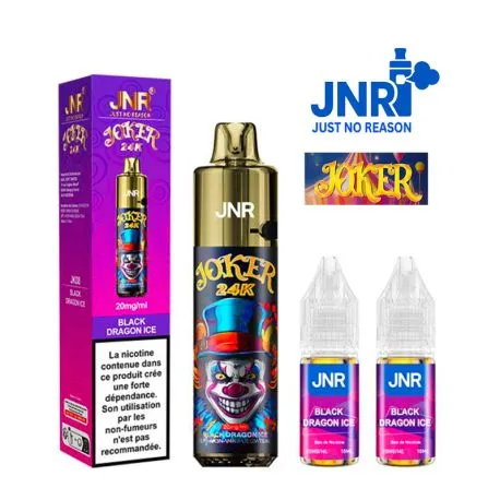 puff jnr rechargeable joker 24k black dragon ice