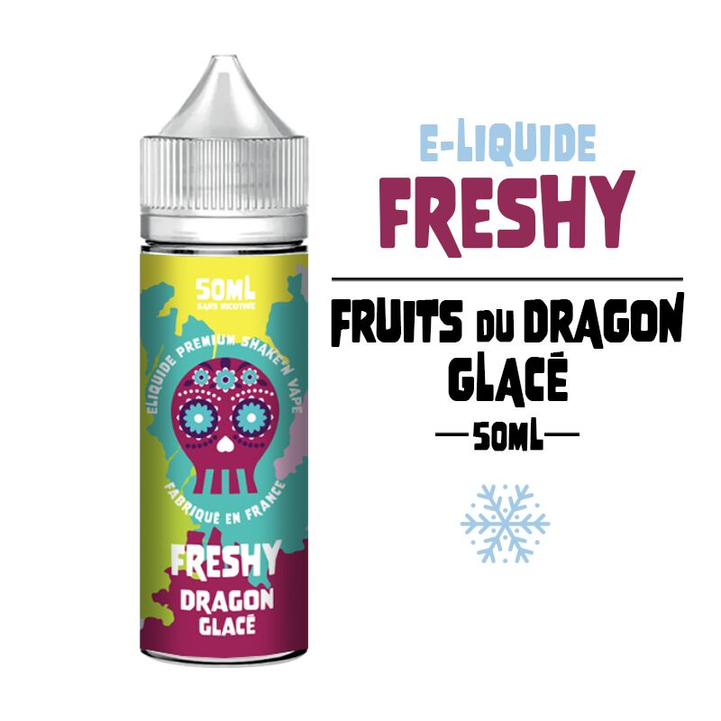 E-liquide Fruit du Dragon Glacé 50ml Freshy pas cher